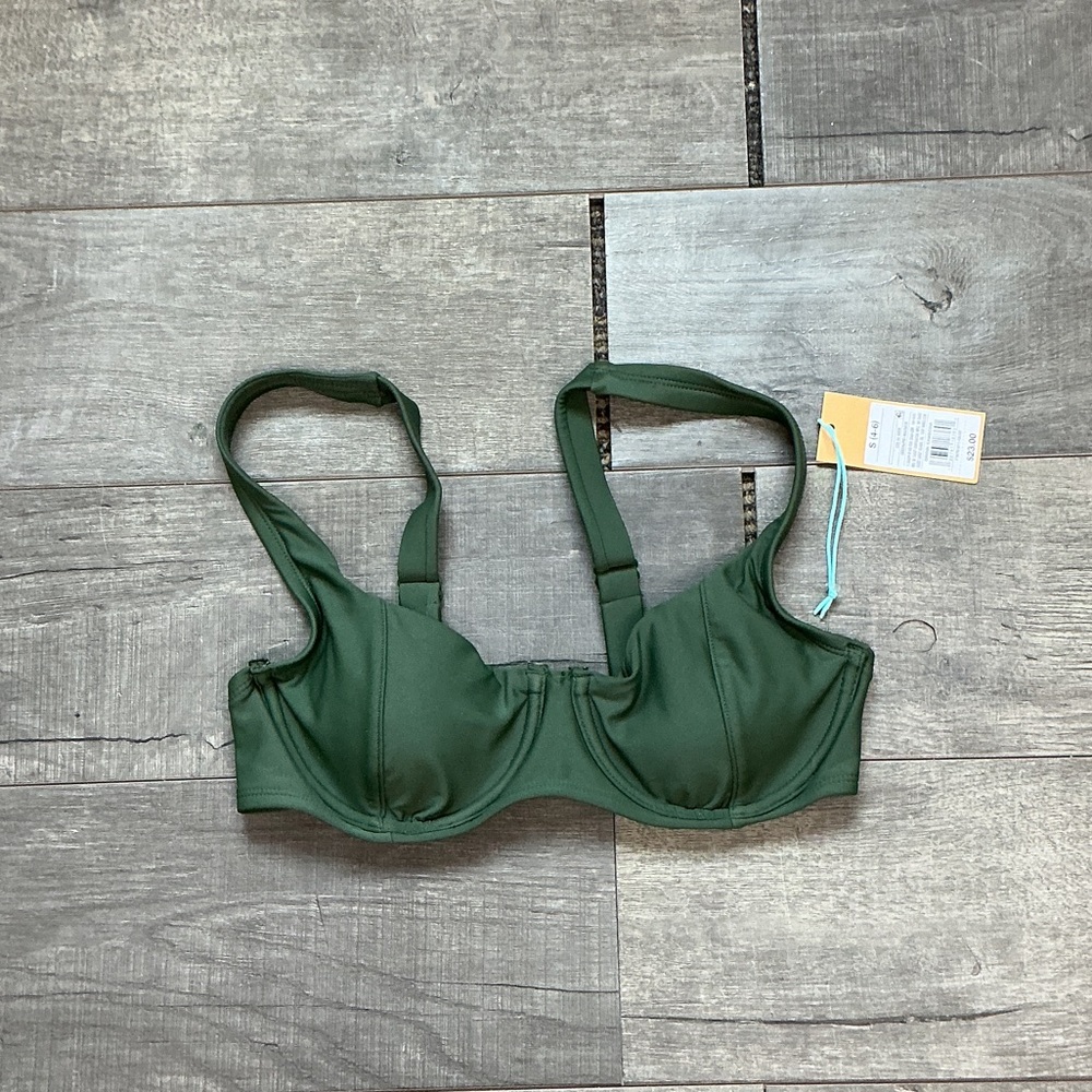 Green Women's Bikini Top